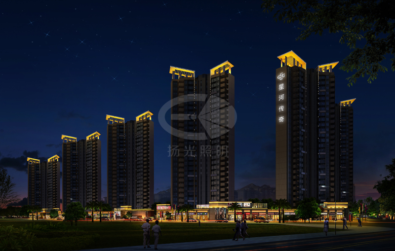 建築外牆(qiáng)夜景照明 建築外牆夜景照(zhào)明