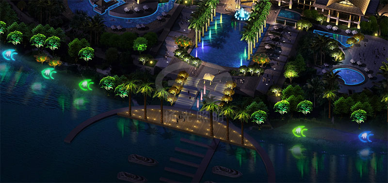 公園景觀（guān）亮化