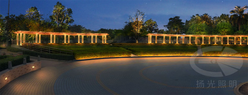 城市廣（guǎng）場景觀亮化設計