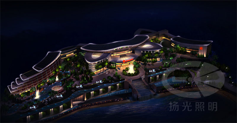 酒店夜景亮化設計