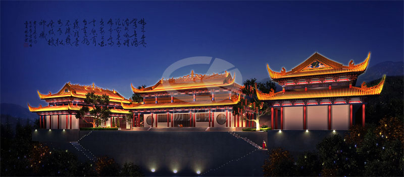 古（gǔ）建築燈光工程