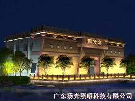 湖北三國赤壁集賢殿景觀照明（míng）工（gōng）程