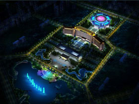 江西宜春文化藝術中心夜景（jǐng）照明