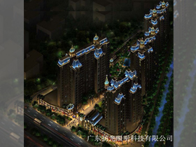 保利地產：廣州（zhōu）香檳公寓夜景照明工程