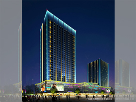 廣西桂林恒大（dà）廣場樓體亮化