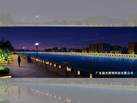 東莞沙田一河兩岸（àn）燈光照明設計
