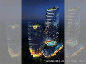 珠海橫琴（qín）華（huá）策國際大廈照明設計
