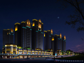 東莞（wǎn）嘉宏錦園小區夜景照明設計