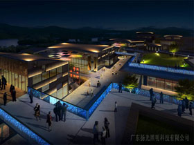 四川遂寧鷺棲（qī）湖夜景照明