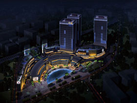 昆明舒鉑廣場景觀照（zhào）明