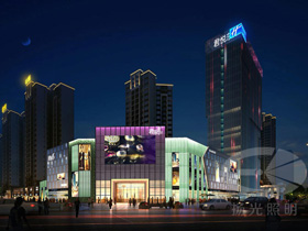 虎（hǔ）門君悅花園商業綜合體夜景照明工程（chéng）設計施工