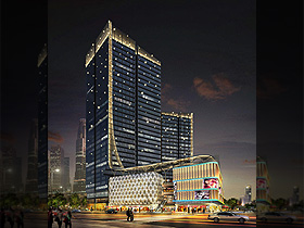 華南區域昆明金地海（hǎi）埂路（lù）項目M地塊泛光照明工（gōng）程