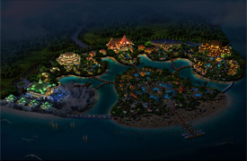恒大（dà）海花（huā）島景觀照明（míng）